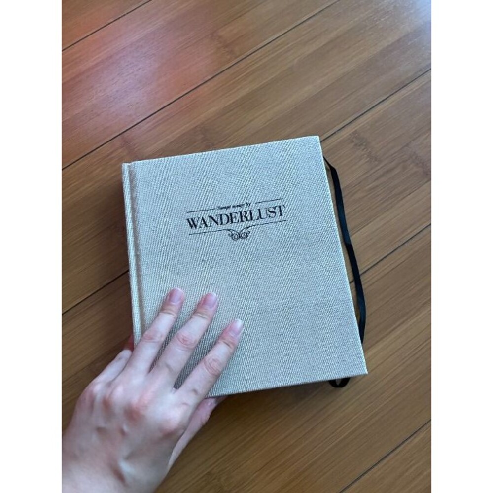 Swept Away by Wanderlust Travel Diary Hard Cover Journal NEW